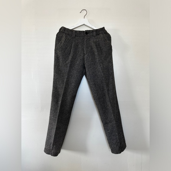 Sense of Place Herringbone Grey Trouser Pants - Picture 1 of 4